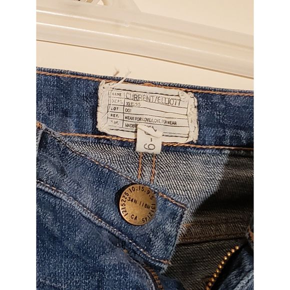 Women's Current Elliot Skinny Jeans, W30/L27, Light Blue - Picture 3 of 5